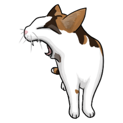 [LINEスタンプ] 三毛猫スタンプ（その2）