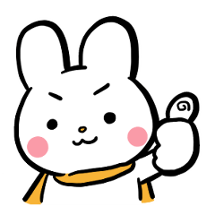 [LINEスタンプ] うさえでゅのうさぼう vol.1