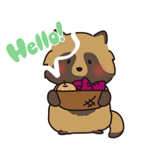 [LINEスタンプ] いろんなたぬき