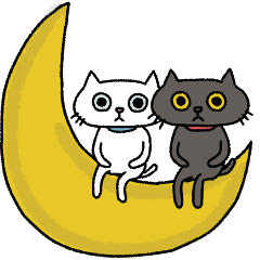 [LINEスタンプ] たくさんほめてくれる黒白シンクロねこさんの画像（メイン）