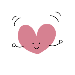 ♡ふわふわ可愛いハートちゃん♡ | LINEスタンプ | Happy Happy