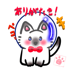 [LINEスタンプ] うちゅ〜♡猫