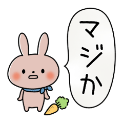[LINEスタンプ] 毎日☆返信しやすいウサギのスタンプ