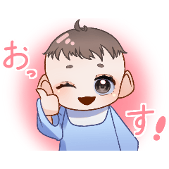 [LINEスタンプ] 人生を楽しむばぶ