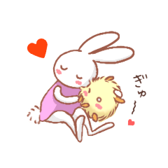 [LINEスタンプ] うさぎさんともふたん