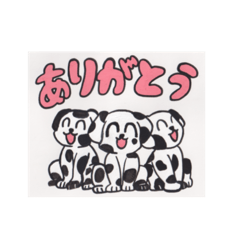 [LINEスタンプ] ポスカわんちゃん