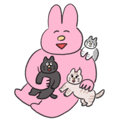 [LINEスタンプ] 今日も猫がいるから幸せ！