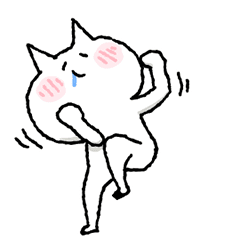 [LINEスタンプ] 推し活/気持ちが抑えられない動く猫