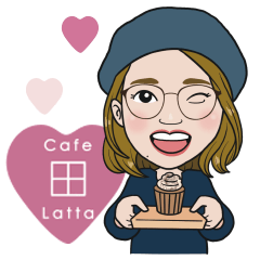 [LINEスタンプ] Cafe Latta