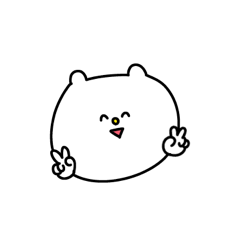 [LINEスタンプ] 動物たちの顔面