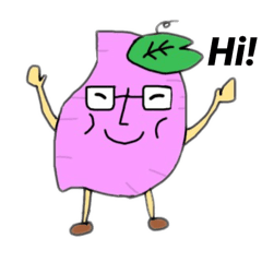 [LINEスタンプ] さつまいもくん（品種：ポンタ）