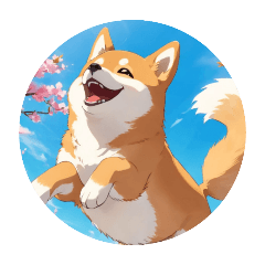 [LINEスタンプ] 桜と犬と猫の画像（メイン）
