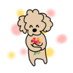 [LINEスタンプ] 生きるわんこ