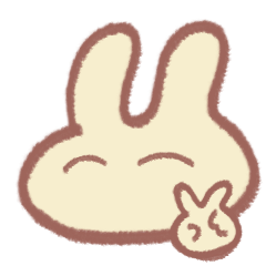 [LINEスタンプ] かわいいにっこりうさちゃん 2