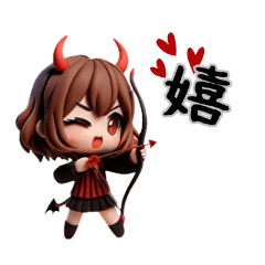 [LINEスタンプ] ちびゆづ悪魔