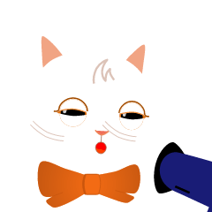 [LINEスタンプ] しろねこスタンプ #1