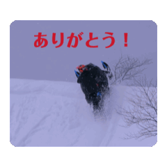 [LINEスタンプ] 鷲倉スノーモービルクルー2(モーションver)